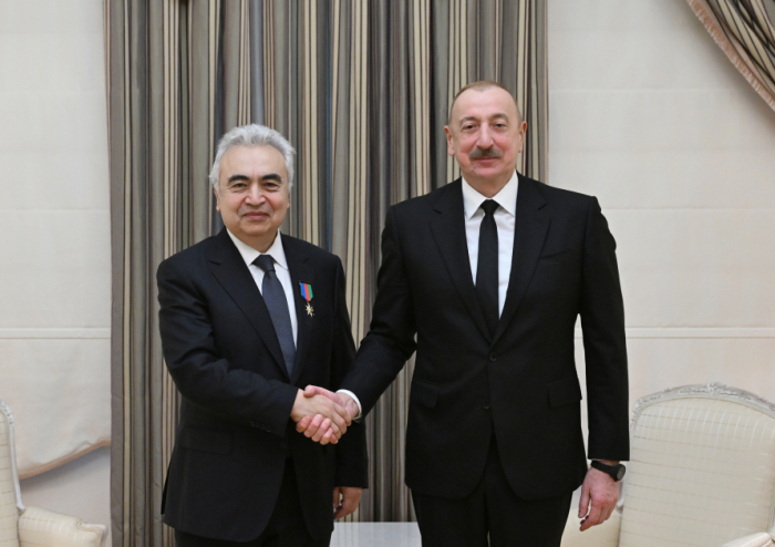  El Presidente Ilham Aliyev recibe    al Director Ejecutivo de la Agencia Internacional de Energía 