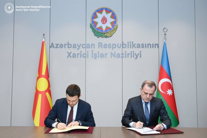  Azerbaijan, North Macedonia sign visa release deal for diplomatic, service passport owners 