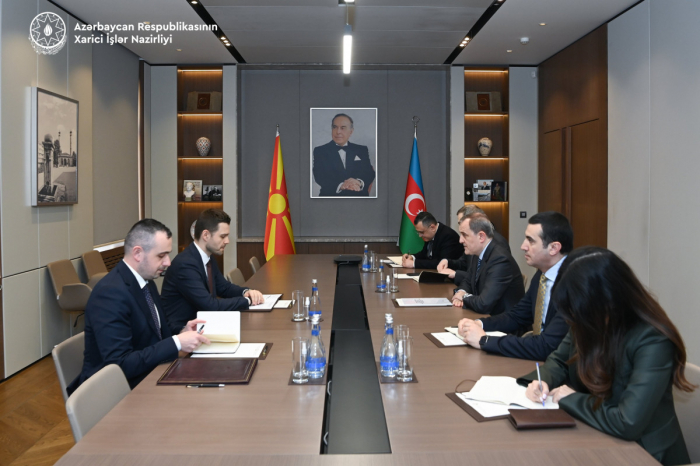   Azerbaijani, North Macedonian FMs discuss regional situation  