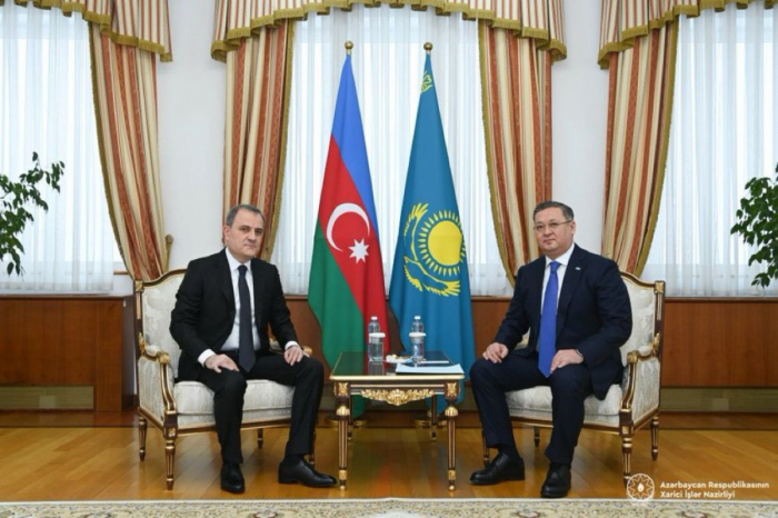  One-on-one meeting between FMs of Azerbaijan, Kazakhstan kicks off 