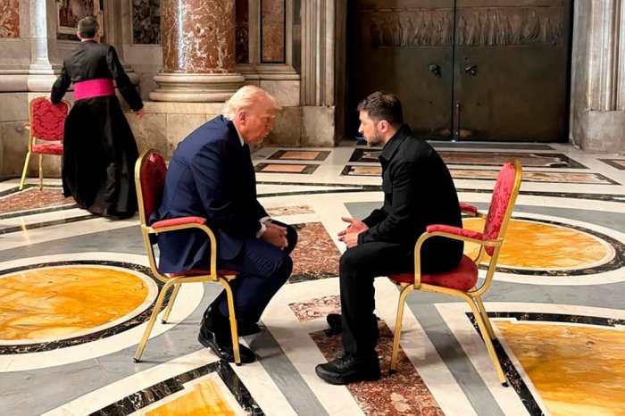   Zelensky and Trump hold 