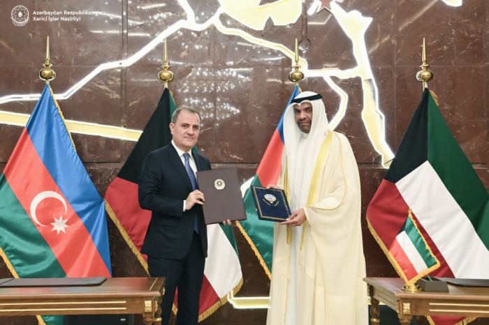 Se firmó una declaración conjunta sobre los resultados de la tercera reunión de la Comisión Conjunta para la Cooperación entre Azerbaiyán y Kuwait