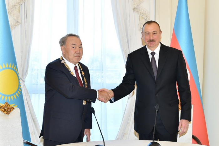 Nazarbayev İlham Əliyevi təbrik edib 