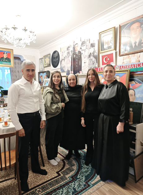 Leyla Aliyeva and Arzu Aliyeva visit Polad Hashimov