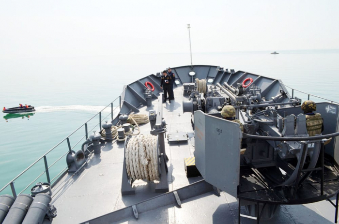Azerbaijani, Turkish military seamen hold joint practical sessions