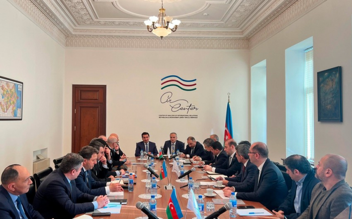   Hikmet Hajiyev discusses Azerbaijan-Armenia normalization with heads of think tanks  
