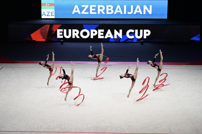  El equipo de gimnasia rítmica de Azerbaiyán conquista el bronce en la Copa de Europa 