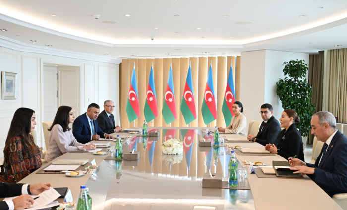   Mehriban Aliyeva rencontre SAR la princesse Lalla Hasnaa du Maroc  