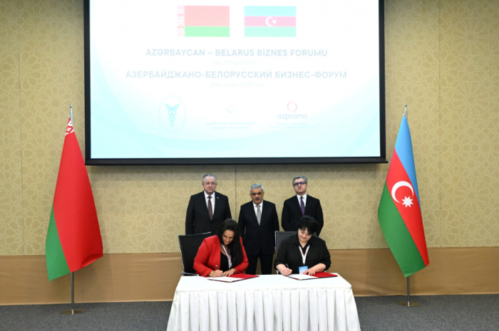 Azərbaycan-Belarus biznes-forumu çərçivəsində bir sıra sənədlər imzalanıb Azərbaycan-Belarus biznes-forumu çərçivəsində bir sıra sənədlər imzalanıb