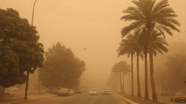 Dust storms sweep across Arab countries