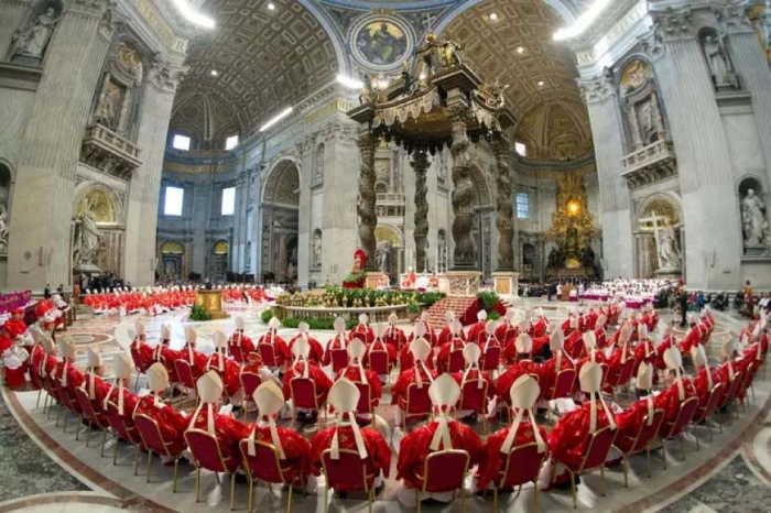 Cardinals take part in pre-Conclave Mass