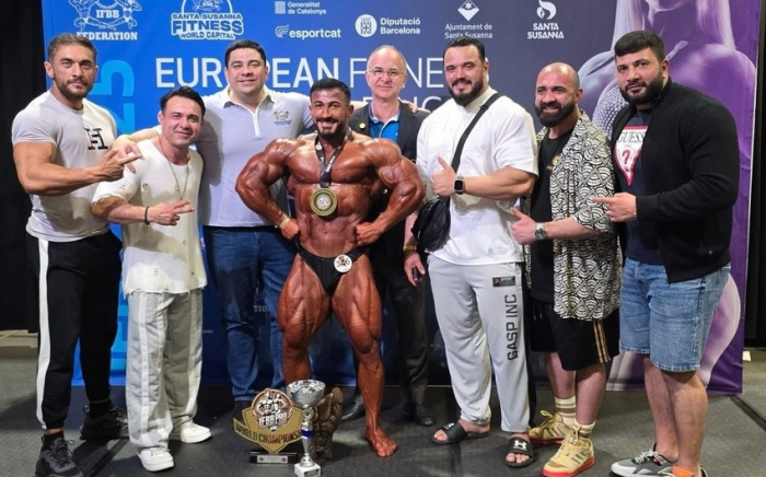   Aserbaidschanischer Bodybuilder, Europameister in Spanien, gibt seine nächsten Ziele bekannt  