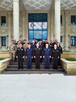Azerbaijani and Turkish Naval Forces representatives hold meeting