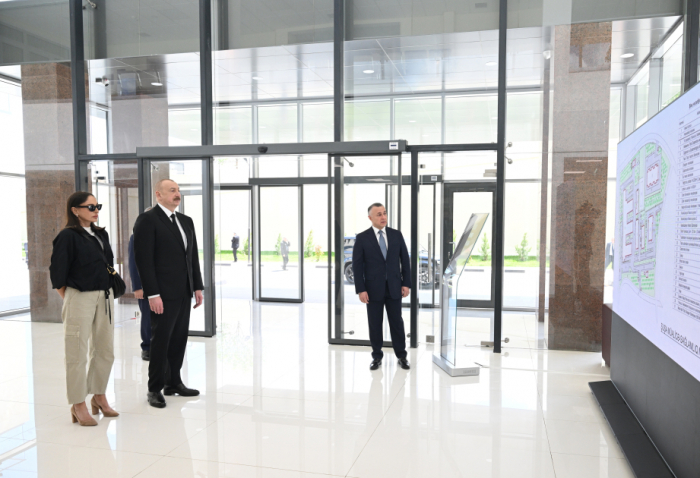 President Ilham Aliyev and First Lady Mehriban Aliyeva attended opening of Shusha Wellness and Health Center