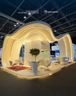  "Azercosmos" estará presente en la feria de Dubái con un stand al estilo del Centro Heydar Aliyev 