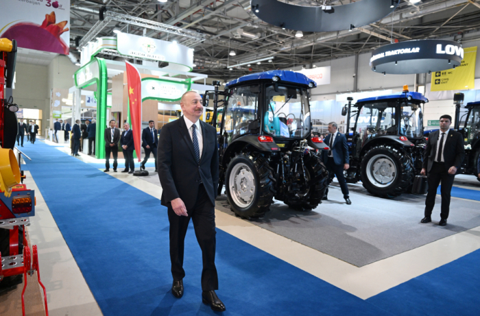  Le président Aliyev visite les salons « InterFood Azerbaijan » et « Caspian Agro » 