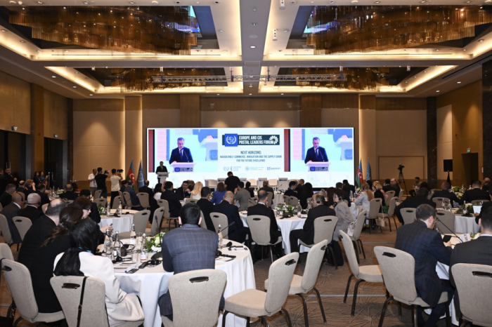   First day of Europe and CIS Postal Leaders Forum wraps up in Baku  