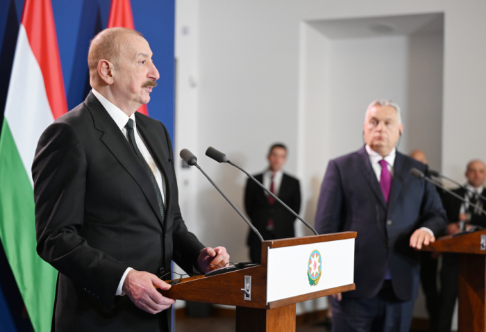   Le président azerbaïdjanais évoque le processus de paix entre l’Arménie et l’Azerbaïdjan à Budapest  