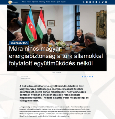 President Ilham Aliyev’s Budapest visit gains wide coverage in Hungary