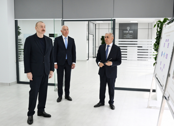    Prezident Laçın EŞR-in İdarəetmə Mərkəzinin açılışında iştirak edib   