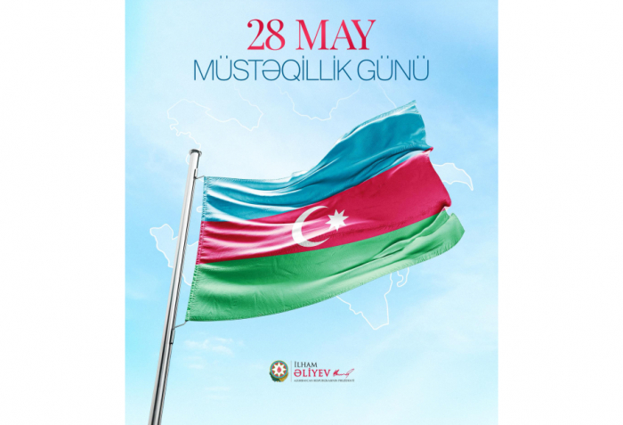   El Presidente Ilham Aliyev compartió una publicación con motivo del Día de la Independencia  