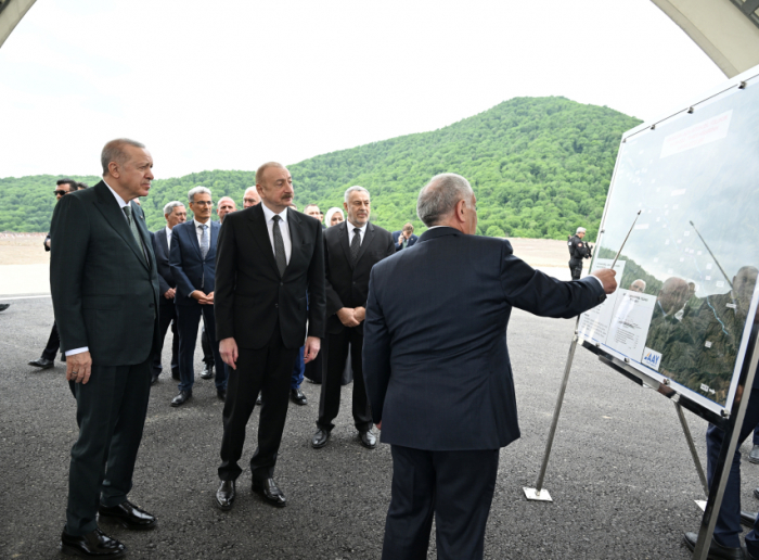  Presidents of Azerbaijan and Türkiye inspected progress on Kalbajar-Lachin highway construction -  PHOTOS  
