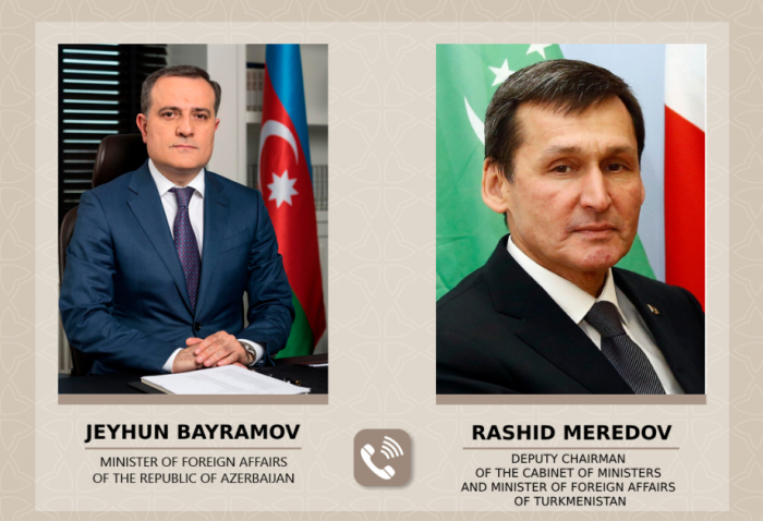 Azerbaijani, Turkmen FMs mull Caspian Sea cooperation