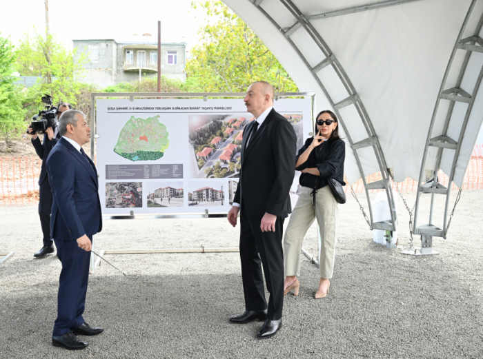 Foundation stone laid for fourth residential complex to be built in Azerbaijan