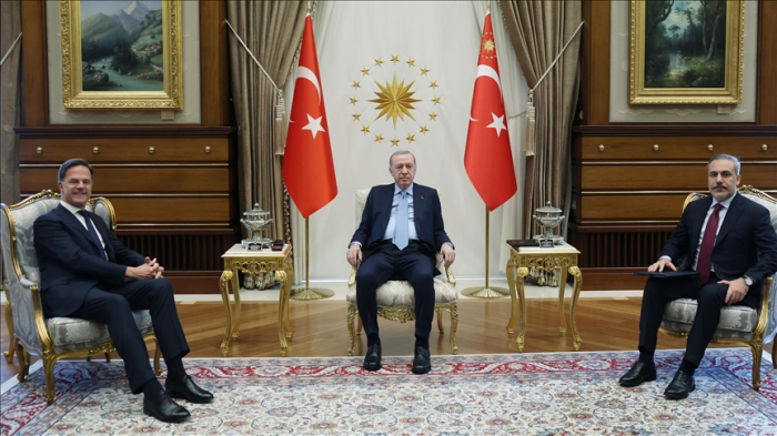 Turkish president receives NATO chief