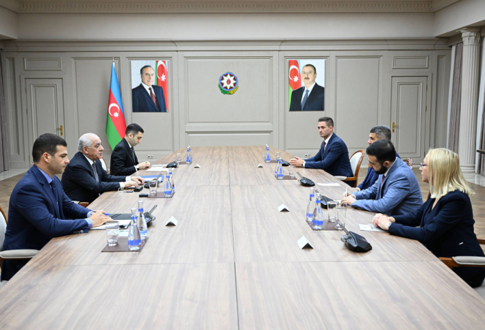   Azerbaijan’s PM meets with World Minifootball Federation president  