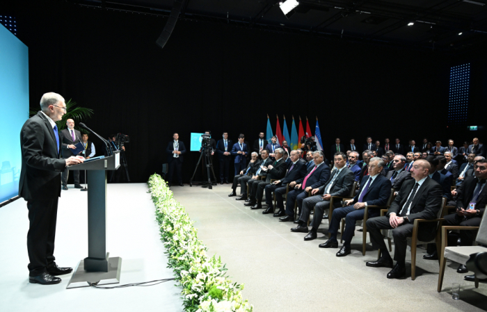 President Ilham Aliyev attends award ceremony for Nobel Prize laureate Aziz Sancar receiving Alisher Navoi Int