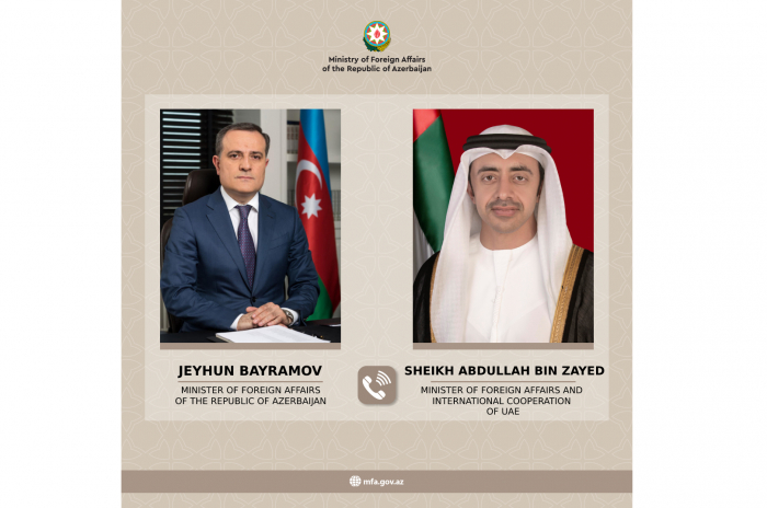  Azerbaijani, UAE foreign ministers hold phone talks 