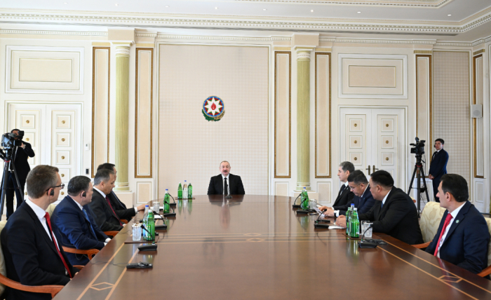 President Ilham Aliyev receives delegation of participants of second meeting of OTS Interior Ministers 
