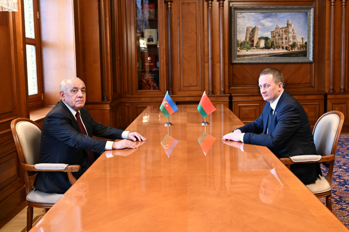 Azərbaycan və Belarus Baş nazirlərinin təkbətək görüşü keçirilib Azərbaycan və Belarus Baş nazirlərinin təkbətək görüşü keçirilib
