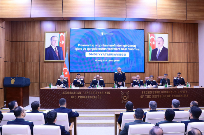 Baş Prokurorluqda əməliyyat müşavirəsi keçirilib Baş Prokurorluqda əməliyyat müşavirəsi keçirilib
