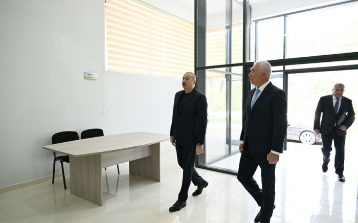 Prezident Laçının Bəylik kəndinin açılışında iştirak edib Prezident Laçının Bəylik kəndinin açılışında iştirak edib
