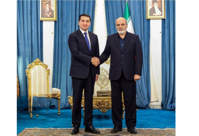 Asistente del Presidente de Azerbaiyán se reúne con el Secretario del Consejo Supremo de Seguridad Nacional de Irán Asistente del Presidente de Azerbaiyán se reúne con el Secretario del Consejo Supremo de Seguridad Nacional de Irán