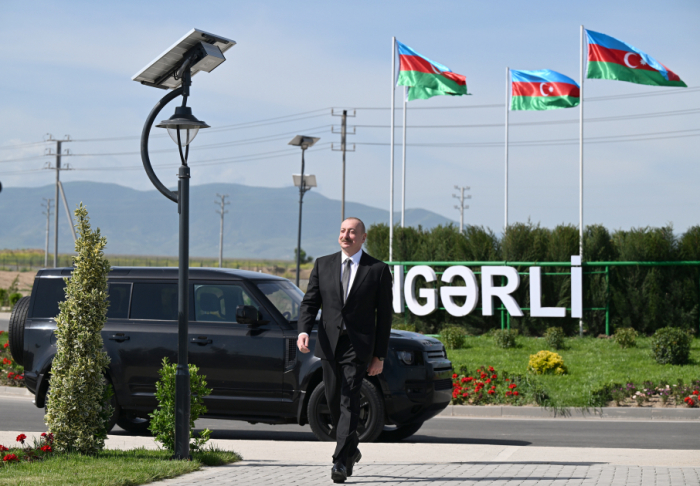   İlham Əliyev Kəngərli kəndinin birinci mərhələsinin açılışında olub    - YENİLƏNİB      