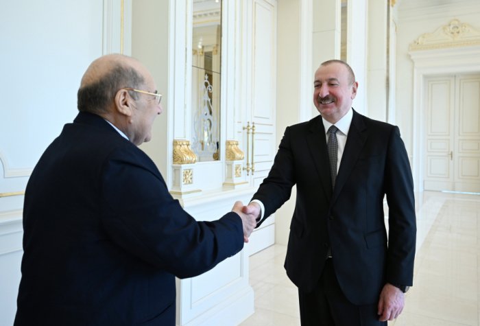   İlham Əliyev Misir Senatının sədrini qəbul edib   