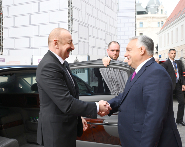  President of Azerbaijan Ilham Aliyev held limited format meeting with Hungarian PM in Budapest 