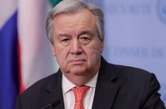 BMT-nin Baş katibi Antonio Quterreş Prezident İlham Əliyevi təbrik edib
BMT-nin Baş katibi Antonio Quterreş Prezident İlham Əliyevi təbrik edib