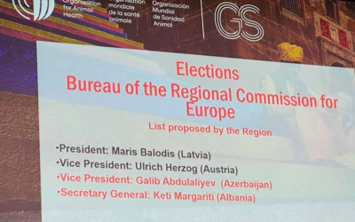  Representante de Azerbaiyán es elegido Vicepresidente de la Comisión Europea de la Organización Mundial de Sanidad Animal 
