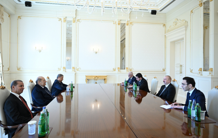  President Ilham Aliyev receives Speaker of Egyptian Senate 