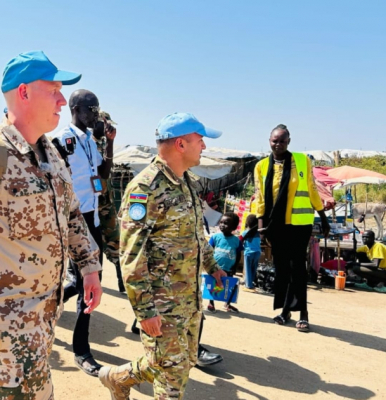 Azerbaijan Army officer serving in UNMISS awarded