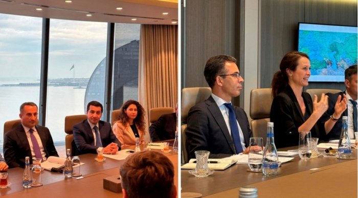 Hikmət Hacıyev Şimali Baltik Səkkizliyi ölkələrinin nümayəndələri ilə görüşüb  
