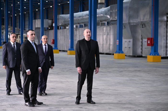   Construction materials production facility commissioned in Goranboy district  