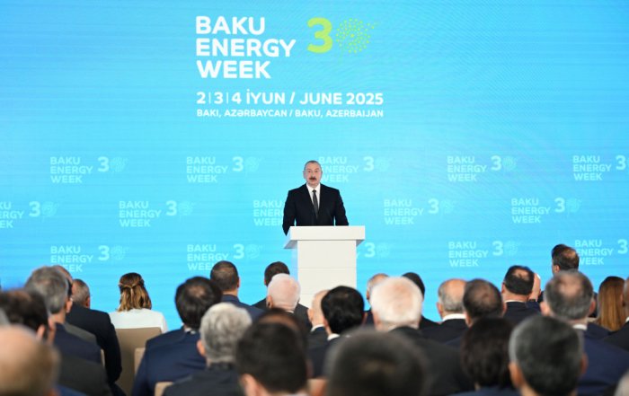   Prezident Bakı Ekspo Mərkəzində rəsmi açılışda çıxış edib     