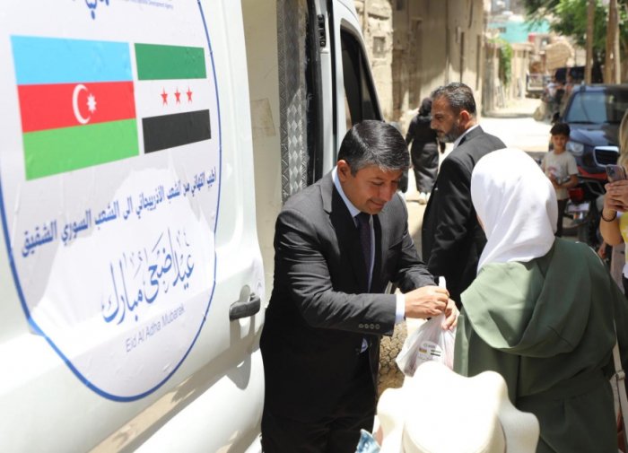   Another charity campaign held by Azerbaijan in Syria  
