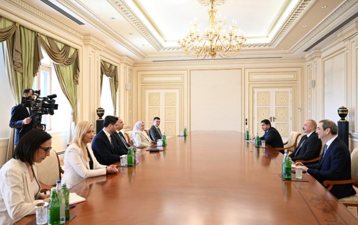    Prezident Şimali Makedoniya Assambleyasının sədrini qəbul edib   