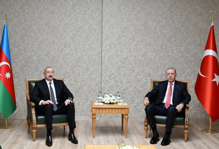    Azərbaycan və Türkiyə prezidentlərinin görüşü olub  
   